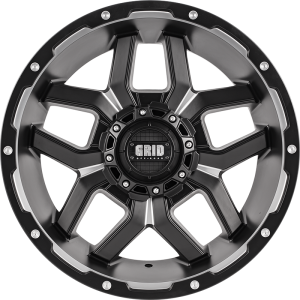 Picture of Grid GD07 Matt Black- TTC - The Tyre Centre Australia