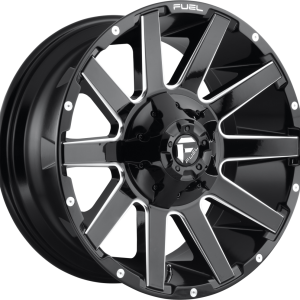 D615 CONTRA Gloss Black & Milled