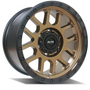 Elite OffRoad - Detroit Satin Black Bronze Centre