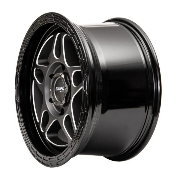 Sniper Millrad Matt Gun Metallic / Gloss Black lip - Image 3