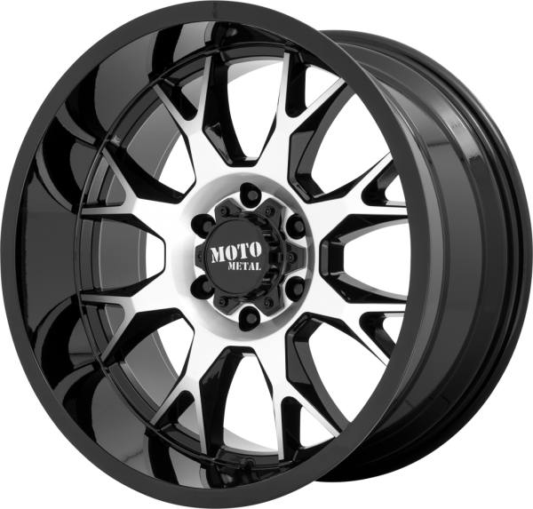 MO806 Gloss Black Machined