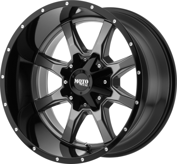 MO970 Gloss Gray Center Gloss Black Lip
