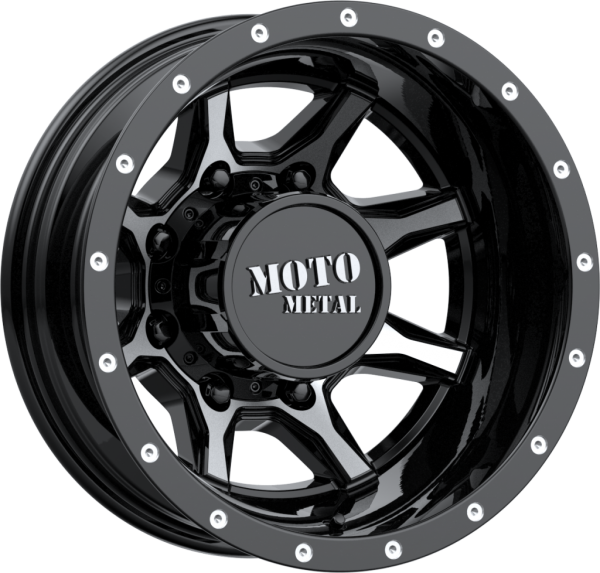 MO995 Gloss Black Machined