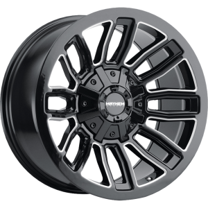 Mayhem Decoy Gloss Black Milled Spokes