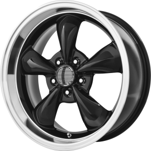 PR106 Gloss Black/Machined Lip
