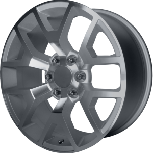 PR169 Silver with Machined Spokes