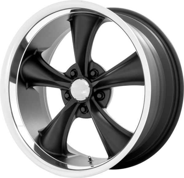 American Racing - VN338 BOSS TT Textured Black With Diamond Cut Lip