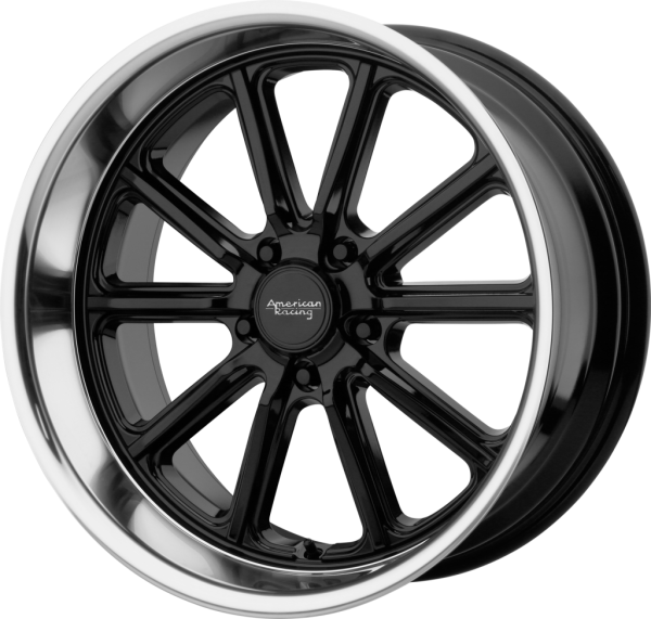 American Racing - VN507 RODDER Gloss Black Diamond Cut Lip