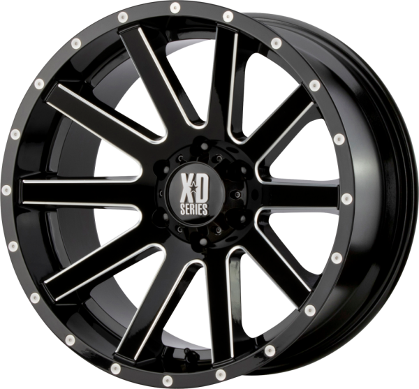 XD818 HEIST Gloss Black Milled