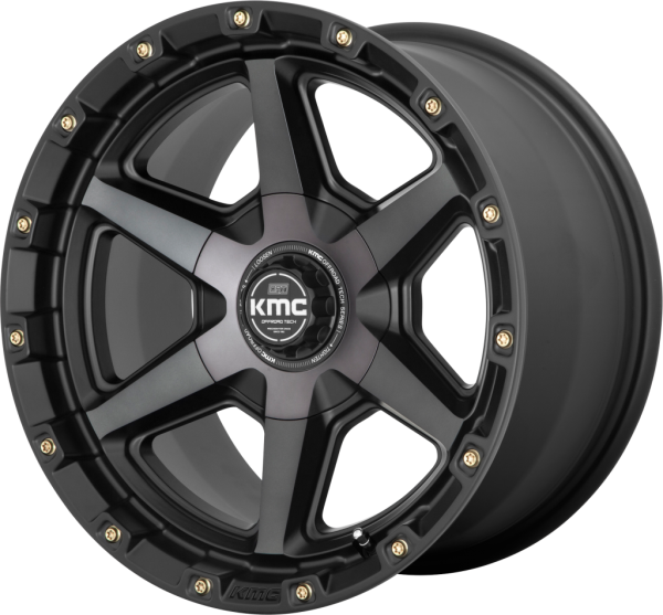 KM101 TEMPO Satin Black With Gray Tint
