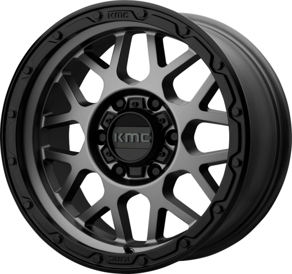 KM535 GRENADE OR Matte Gray Matte Black Lip