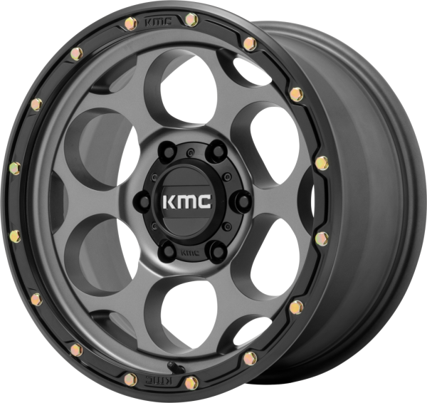 KM541 DIRTY HARRY Satin Gray With Black Lip