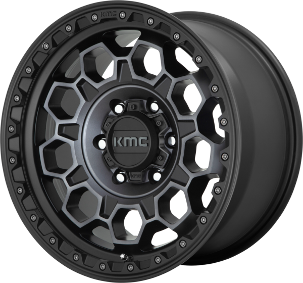 KM545 Trek Satin Black With Gray Tint
