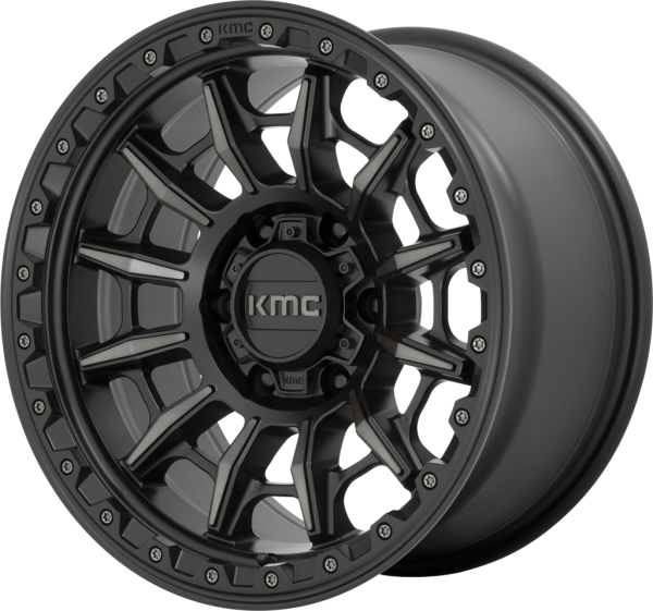 KM547 CARNAGE Satin Black With Gray Tint