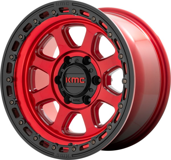 KM548 CHASE Candy Red With Black Lip