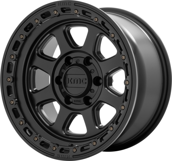 KM548 CHASE Satin Black With Gloss Black Lip