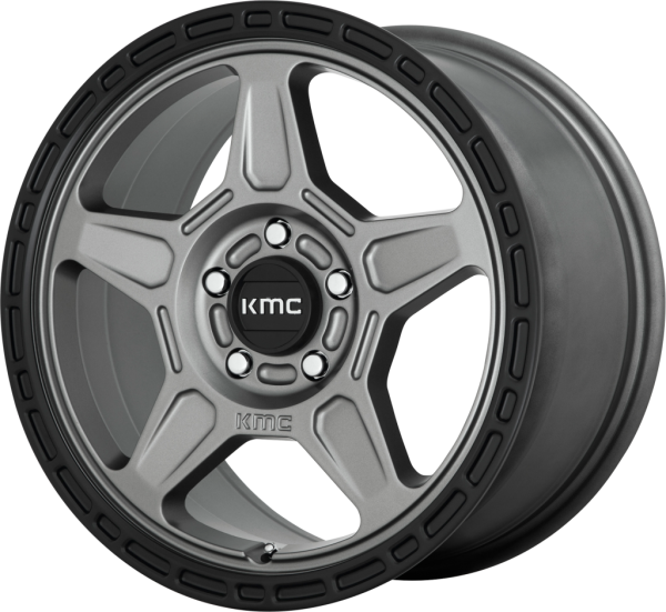KM721 ALPINE Satin Gray With Black Lip