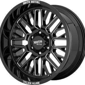 MO802 Gloss Black Machined With Gray Tint