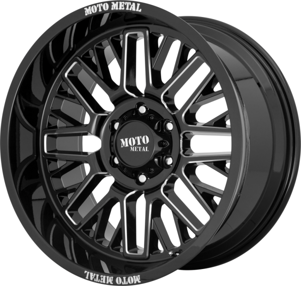 MO802 Gloss Black Machined With Gray Tint