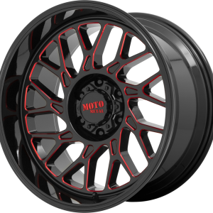 MO805 PREDATOR Gloss Black Milled With Red Tint