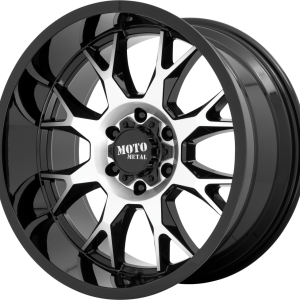 MO806 Gloss Black Machined