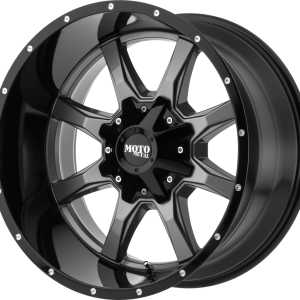 MO970 Gloss Gray Center Gloss Black Lip