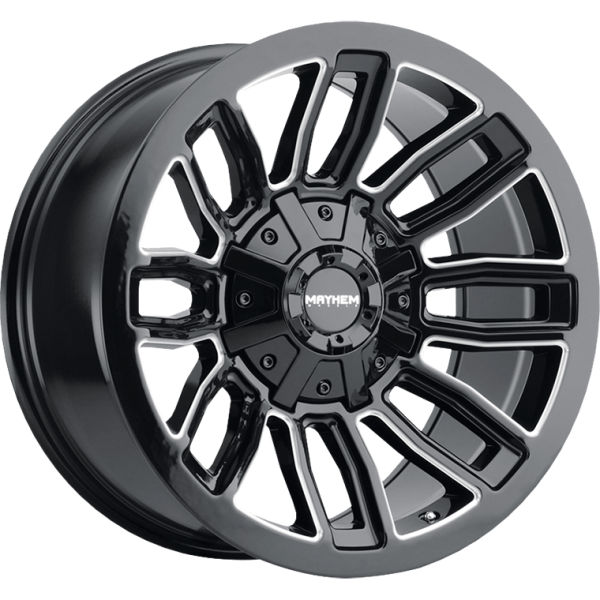 Mayhem Decoy Gloss Black Milled Spokes