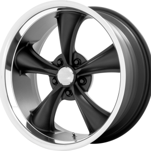 American Racing - VN338 BOSS TT Textured Black With Diamond Cut Lip
